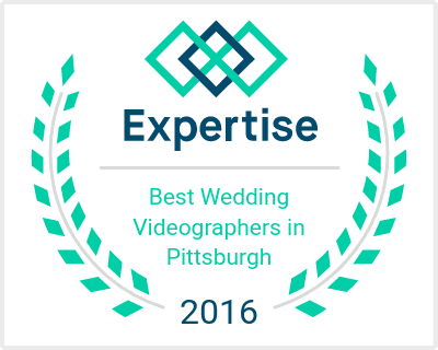 We are rated as Best Wedding Videographers in Pittsburgh by Expertise.com