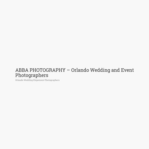 Expertise Orlando Wedding Photography